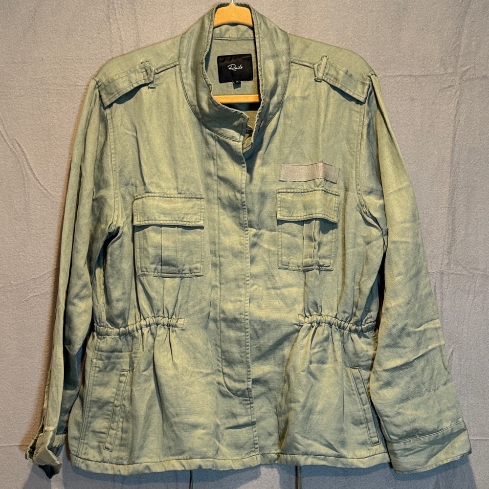Rails Women's Utility Jacket in Green
